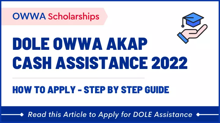 DOLE AKAP OWWA Cash Assistance