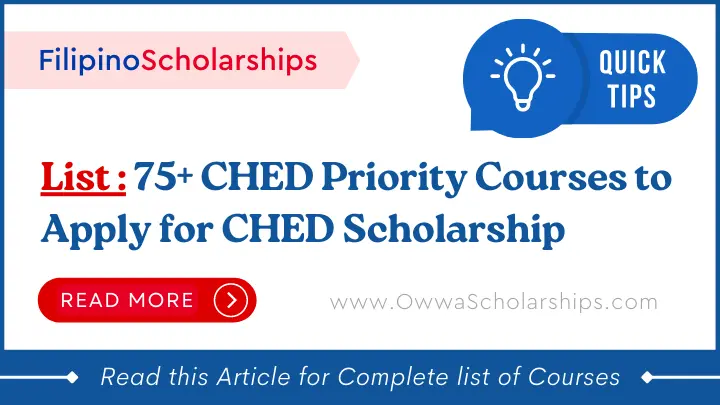 CHED Priority Courses