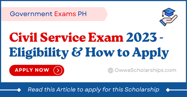 Civil Service Exam 2023-2024 Application