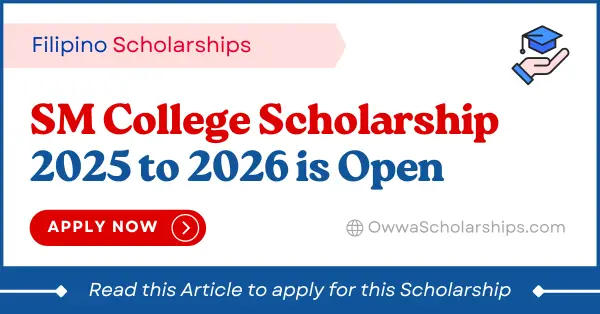 SM College Scholarship 2025-2026 Online Application is open to Apply