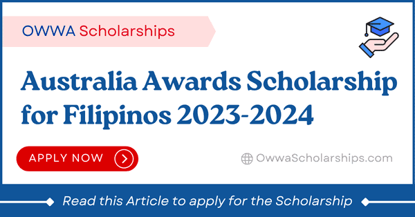 Australia Awards Scholarship for Filipinos