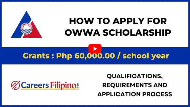 How to Apply for OWWA Scholarship video guide