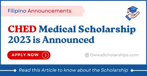 CHED Medical Scholarship 2023 and Return Service-Program-MRS