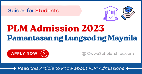 PLM Admission 2023 - Pamantasan ng Lungsod ng Maynila