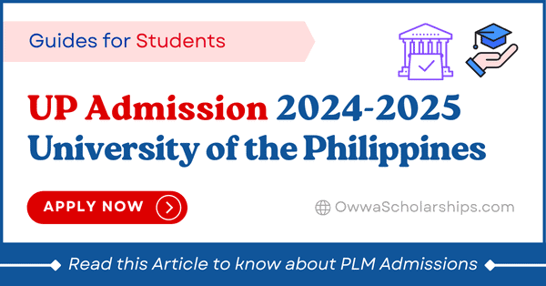 UP Admission 2024-2025 - University of the Philippines