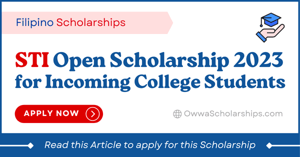 STI Open Scholarship 2023 for College Students