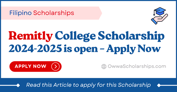 Remitly Scholarship 2024 Application
