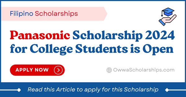 Panasonic College Scholarship Application