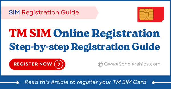 TM SIM Registration Online