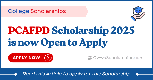 Peace Corps Alumni Foundation for Philippine Development - PCAFPD Scholarship 2024