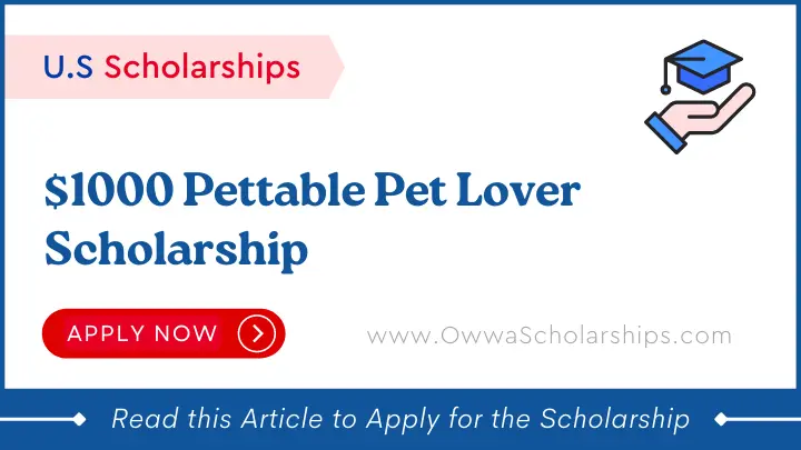 Pettable Pet Lover Scholarship $1000